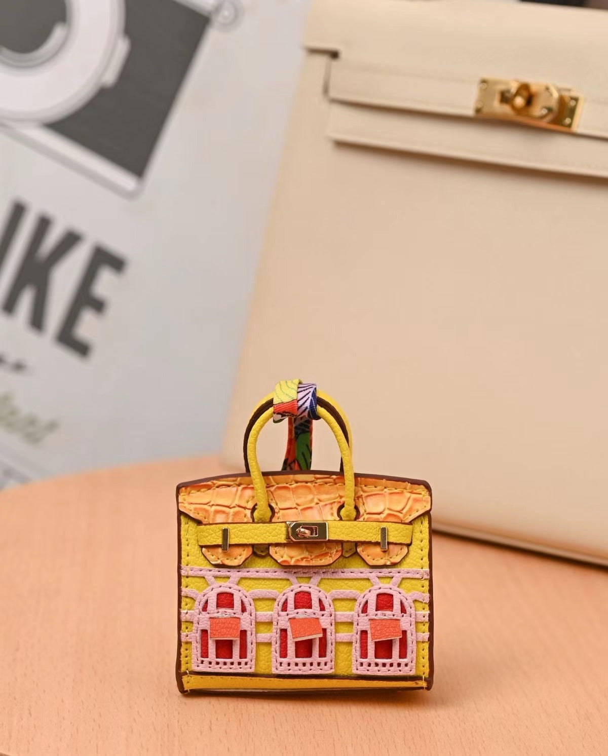 mini house  cute earphone pendant  bag; coin purse